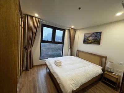 One-Bedroom Apartment with Balcony and Mountain View — Luxury Irista Hill Sapa Apartments - Cooking & Laundry